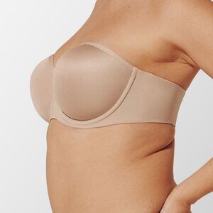 ThirdLove 24/7® Classic Strapless Bra Size 34Ftaupe / 34F